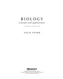 Biology: Concepts and Applications; Cecie Starr; 1998