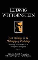 Last writings on the philosophy of psychology:preliminary studies for part; Ludwig Wittgenstein; 1990