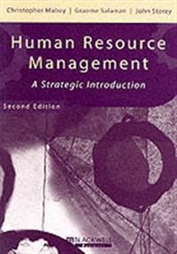 Human resource management - a strategic introduction; John Storey; 1998