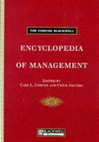 Concise blackwell encyclopedia of management; Cary L. Cooper; 1998