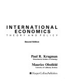 International Economics; Paul R. Krugman, Maurice Obstfeld; 1991
