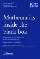 Mathematics Inside the Black Box; Bethan Marshall, Dylan William; 2006