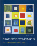 Macroeconomics; N. Gregory Mankiw; 2006