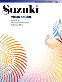 Suzuki violin piano acc 6 Rev; Shinichi Suzuki; 2013