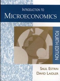 Intro Microeconomics; Saul Estrin; 1994