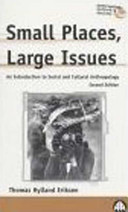 Small places, large issues : an introduction to social and cultural; Thomas Hylland Eriksen; 1995