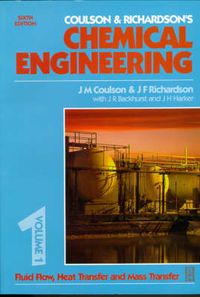 Chemical Engineering Volume 1; J R Backhurst; 1999