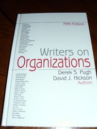 Writers on organizations; Derek Salman Pugh; 1997