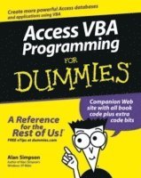 Access VBA Programming For Dummies; Alan Simpson; 2004