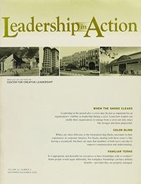 Leadership in Action, Volume 22, No. 5, 2002; Cecilia Trenter; 2003