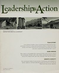 Leadership in Action, Volume 23, No. 2, 2003; Cecilia Trenter; 2003