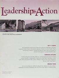 Leadership in Action, Volume 23, No. 3, 2003; Cecilia Trenter; 2003