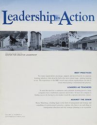 Leadership in Action, Volume 23, No. 4, 2003; Cecilia Trenter; 2003