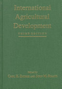 International agricultural development; Carl K. Eicher, John M. Staatz; 1998