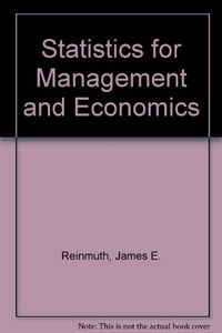 Statistics for management and economics; William Mendenhall; 1982