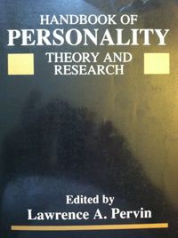 Handbook Of Personality:Theory; Lawrence A. (EDT) Pervin; 1992