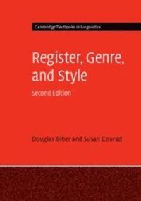 Register, Genre, and Style; Douglas Biber; 2019