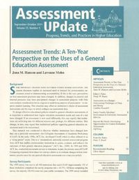 Assessment Update, Progress, Trends, and Practices in Higher Education, Vol; Oddbjörn Evenshaug; 2011