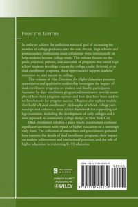 Dual Enrollment: Strategies, Outcomes, and Lessons for School-College Partn; Lennart Hellström; 2012