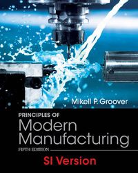 Principles of Modern Manufacturing Materials Processes and Systems 5E SI Version; Mikell P Groover; 2013
