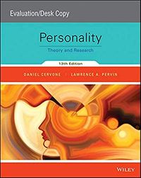 Personality : theory and research; Daniel Cervone; 2016