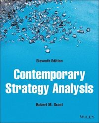 Contemporary Strategy Analysis; Robert M Grant; 2021