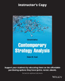 Contemporary Strategy Analysis; Robert M. Grant; 0