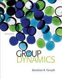 Group Dynamics; Donelson R. Forsyth; 2013