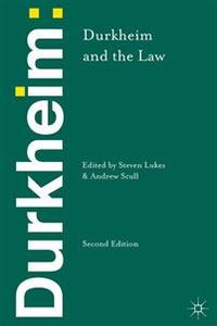 Durkheim and the Law; Steven Lukes, Andrew Scull; 2013