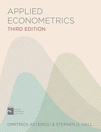 Applied Econometrics; Asteriou Dimitrios, Hall S. G.; 2015