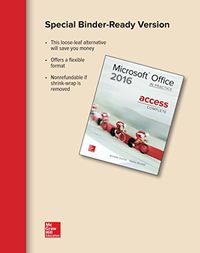 Looseleaf for Microsoft Office Access 2016 Complete: In Practice; Randy Nordell, Annette Easton, Professor; 0