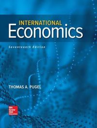 International Economics; Thomas Pugel; 2019