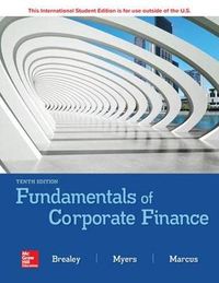 ISE Fundamentals of Corporate Finance; Richard Brealey; 2019
