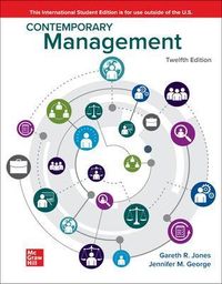Contemporary Management ISE; Gareth Jones; 2021
