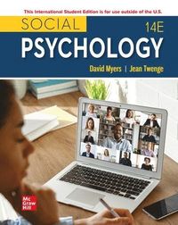 Social Psychology ISE; David Myers; 2022