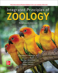 Integrated Principles of Zoology ISE; Jr Hickman Cleveland; 2023