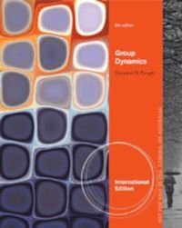 Group Dynamics, International Edition; Donelson Forsyth; 2014