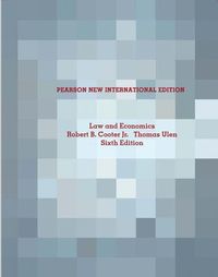 Law and Economics; Robert Cooter, Thomas Ulen; 2013