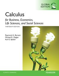 Calculus for Business, Economics, Life Sciences and Social Sciences, Global Edition; Raymond Barnett, Michael Ziegler, Karl Byleen; 2014