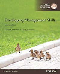 Developing Management Skills, Global Edition; David A Whetten; 2015