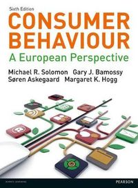 Consumer Behaviour; Michael Solomon, Gary Bamossy; 2016