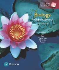 Biology: A Global Approach : Global Edition; Jane B. Reece, Neil A. Campbell, Michael L Cain, Steven A Wasserman, Peter V Minorsky, Lisa A. Urry; 2018