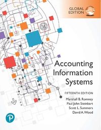 Accounting Information Systems, Global Edition; Marshall B Romney; 2020