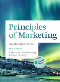Principles of Marketing - Scandinavian Edition; Gary Armstrong; 2020