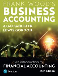 Frank Wood's Business Accounting; Lewis Gordon, Alan Sangster; 2021
