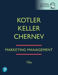 Marketing Management, Global Edition; Philip Kotler; 2021