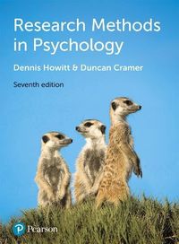 Research Methods in Psychology; Dennis Howitt; 2024