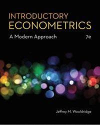 Introductory Econometrics; Jeffrey Wooldridge; 2019