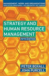 Strategy and Human Resource Management; Professor Peter Boxall; 2022