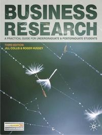 Business Research; Jill Collis; 2009